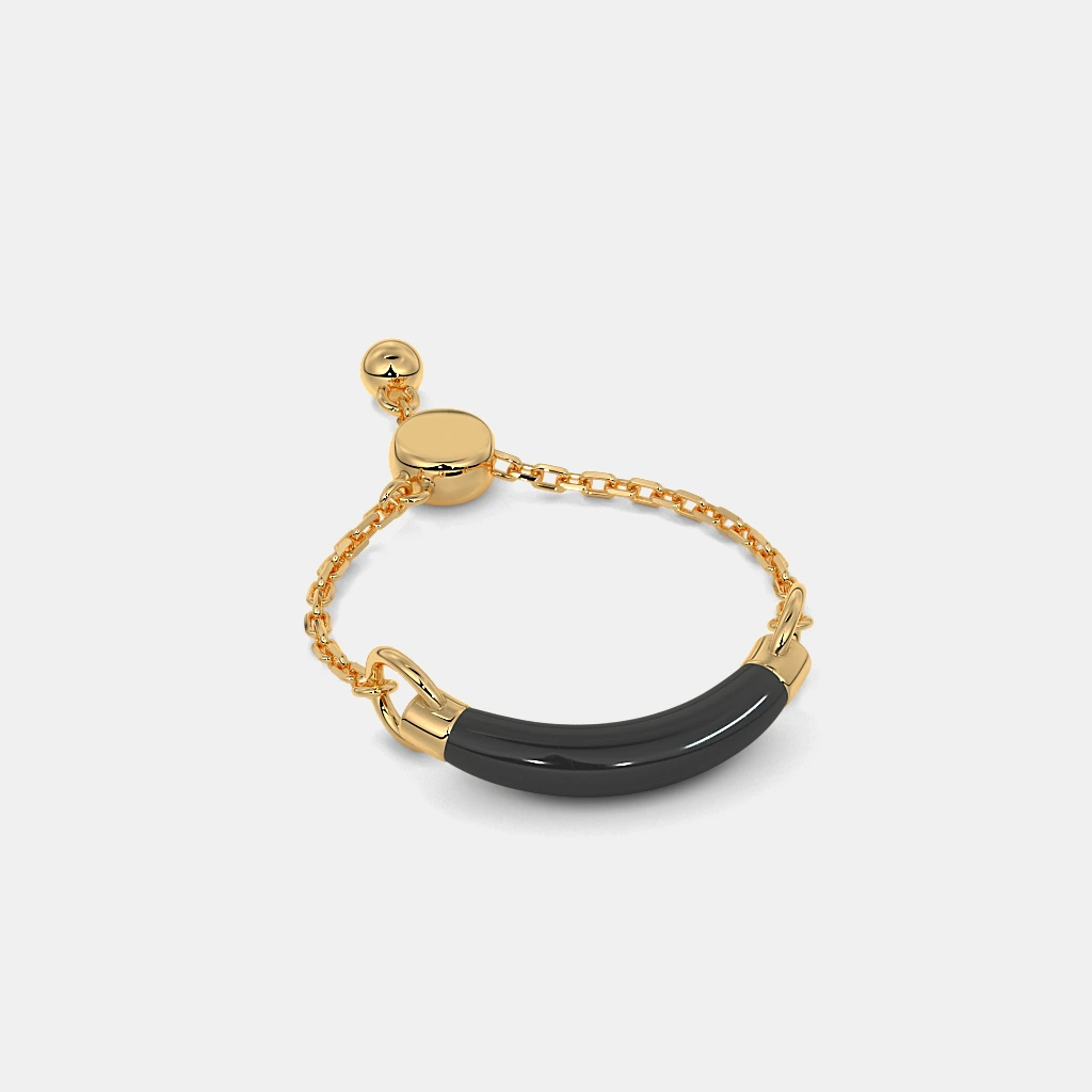 The Zwart Black Slider Ring 1